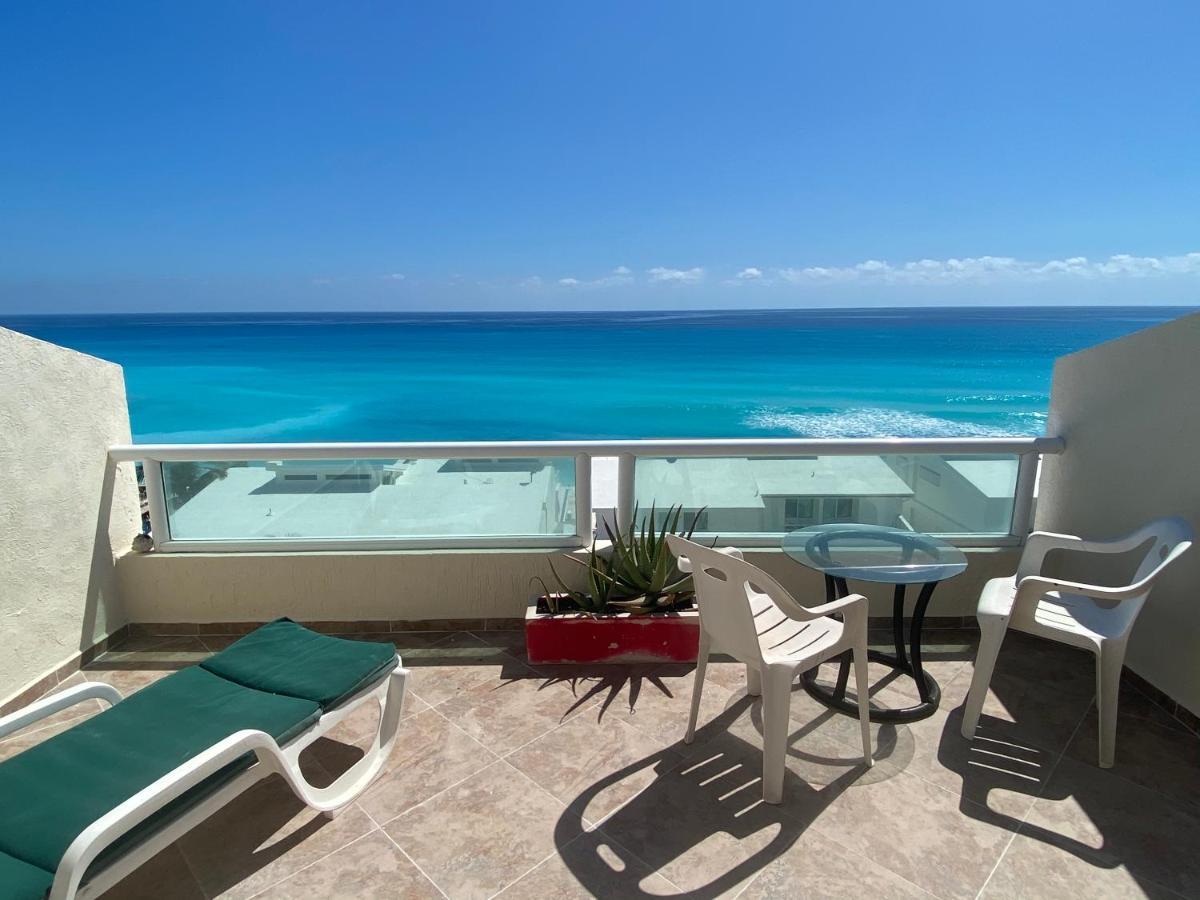 Penthouse Spectacular Ocean View Terrace Brisas Cancun Hotel Zone מראה חיצוני תמונה